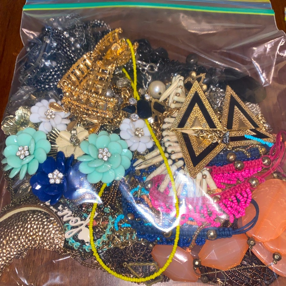 Multiple Bags of Jewelry